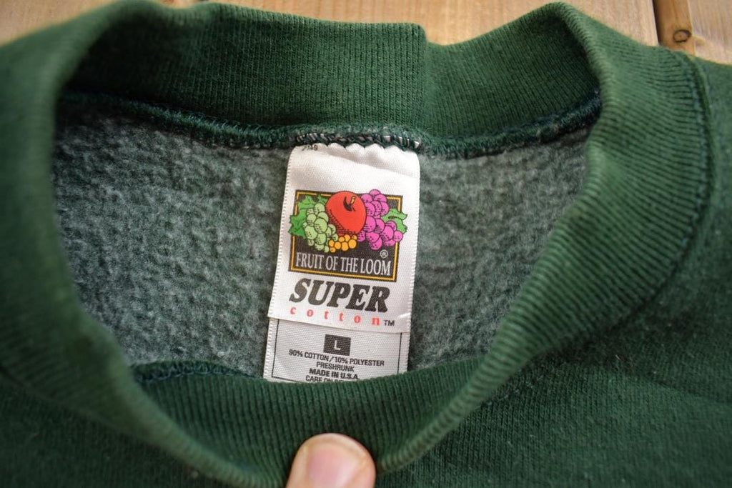 Vintage 1990s Ridge Riders Cook County Minnesota Embroidered Souvenir Travel Crewneck Made In USA