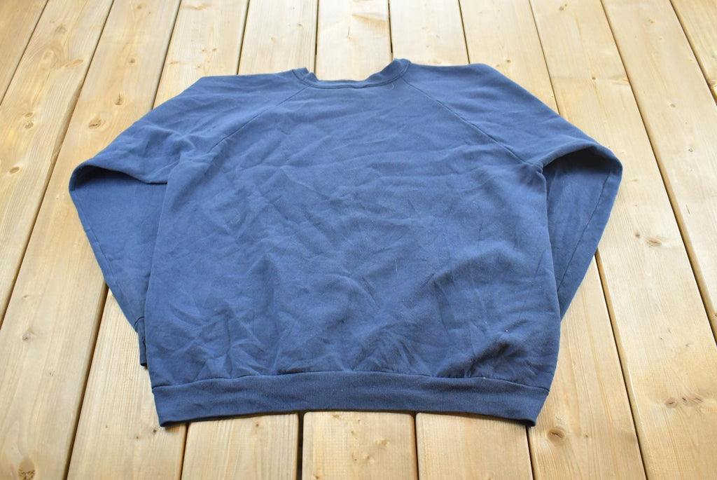 Vintage 1990 Burlington Public Library Souvenir Raglan Sweatshirt Mens L