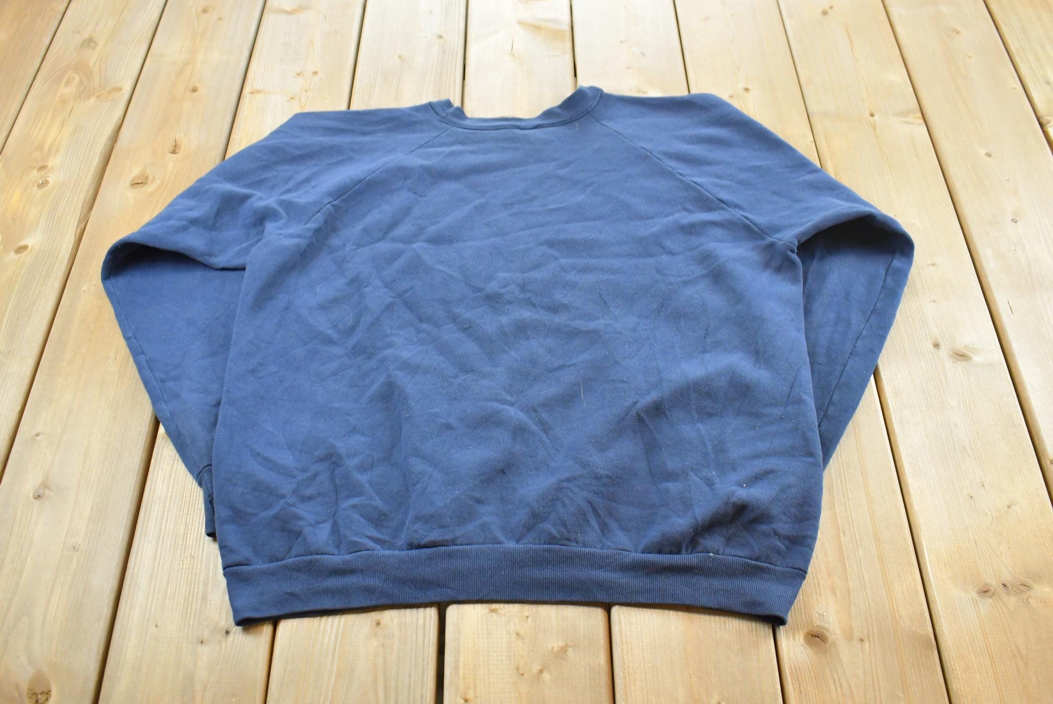 Vintage 1990 Burlington Public Library Souvenir Raglan Sweatshirt Mens L