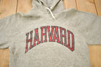 Vintage 1980s Harvard University Collegiate Raglan Hoodie