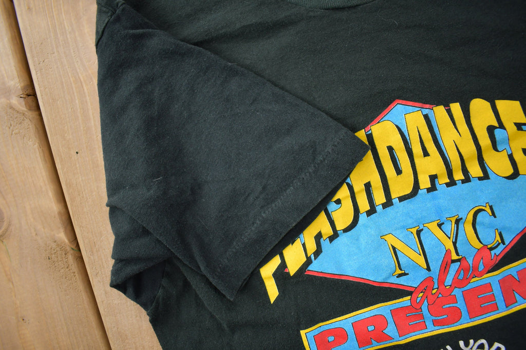 Vintage 1990s Flash Dancers NYC Graphic T Shirt