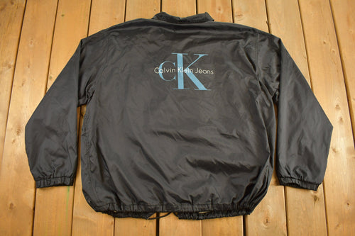 Vintage Calvin Klein Windbreaker Jacket / Streetwear / Light Jacket / Vintage Windbreaker / Fall Wear / Button Up