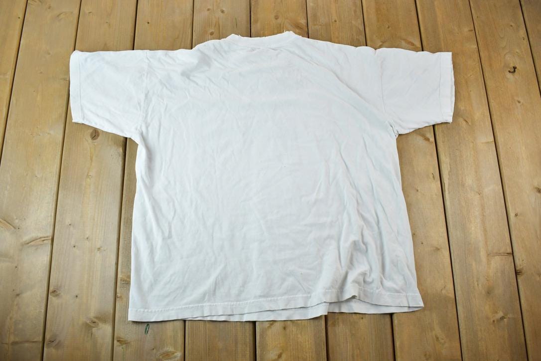 Vintage 1990s Columbia Souvenir Single Stitch Graphic Print T-Shirt