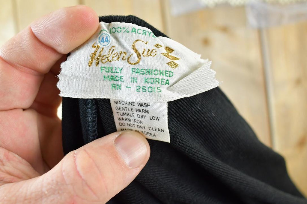 Vintage 1960s Helen Sue Souvenir Single Stitch Knit Turtleneck