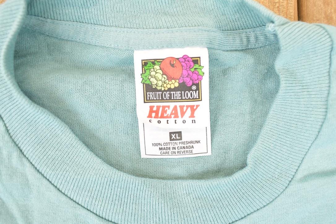 Vintage 1990s Old Mill Camp Northern Lights Souvenir Travel T-Shirt Men's L