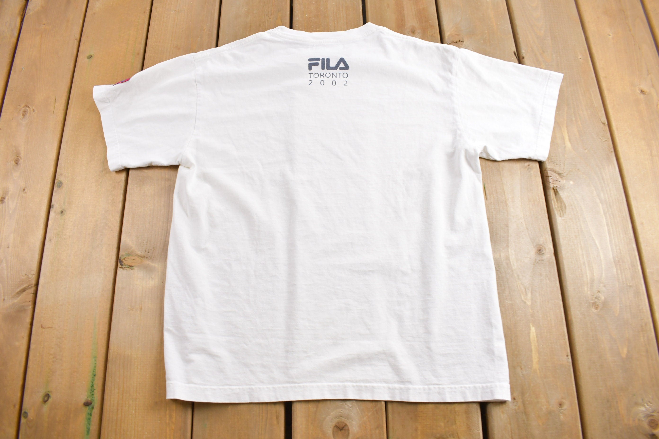 Vintage 2002 Tennis Masters Canada Graphic Fila T Shirt