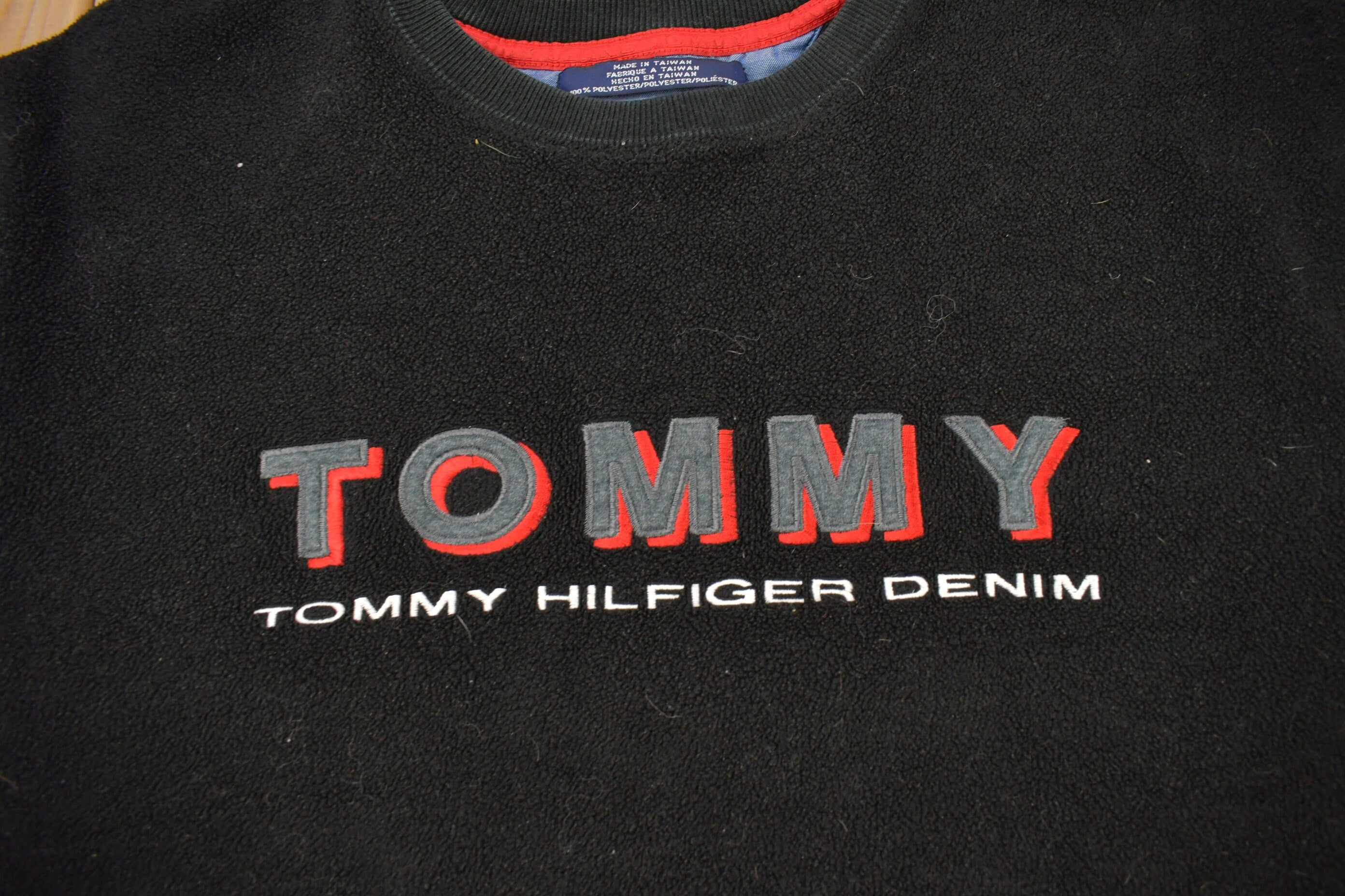 Vintage 1990s Tommy Jens Fleece Crewneck Sweatshirt