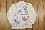 Vintage 1990s Cute Floral Crewneck Sweater