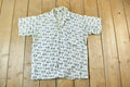 Vintage 1970s Abstract Dots Button Up Shirt