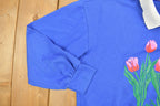 Vintage 1990s Cute Floral Crewneck