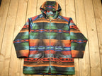 Vintage 1990s Woolrich Aztec Pattern Wool Shell Jacket