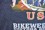 Vintage 1998 Daytona Bike Week Born In The USA Graphic T Shirt