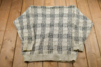 Vintage 1990s Directions USA Knitted Sweater  Vintage 90s Cardigan  Pattern Sweater  Outdoor  Hand Knit  Made In USA  90s Cardigan