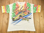 Vintage 1996 Terry Labonte All Over Print Kellogg's NASCAR Racing T-Shirt