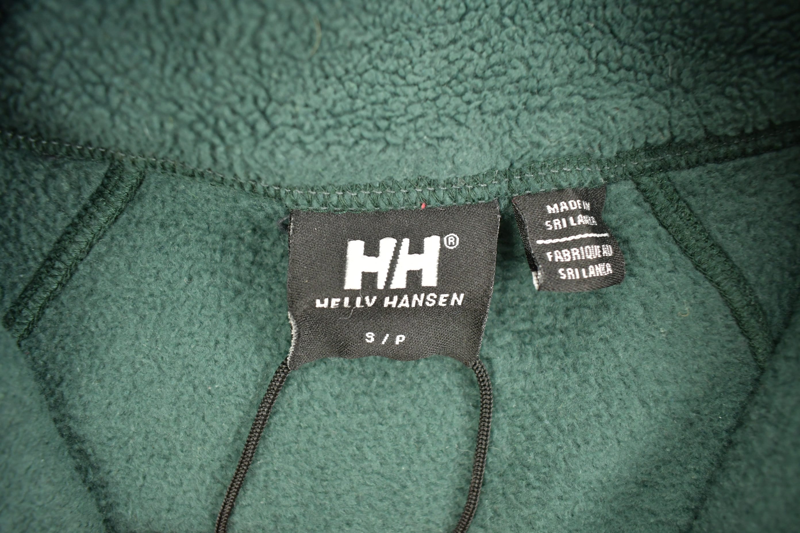 Vintage 1990s Green Helly Hansen Fleece Sweater