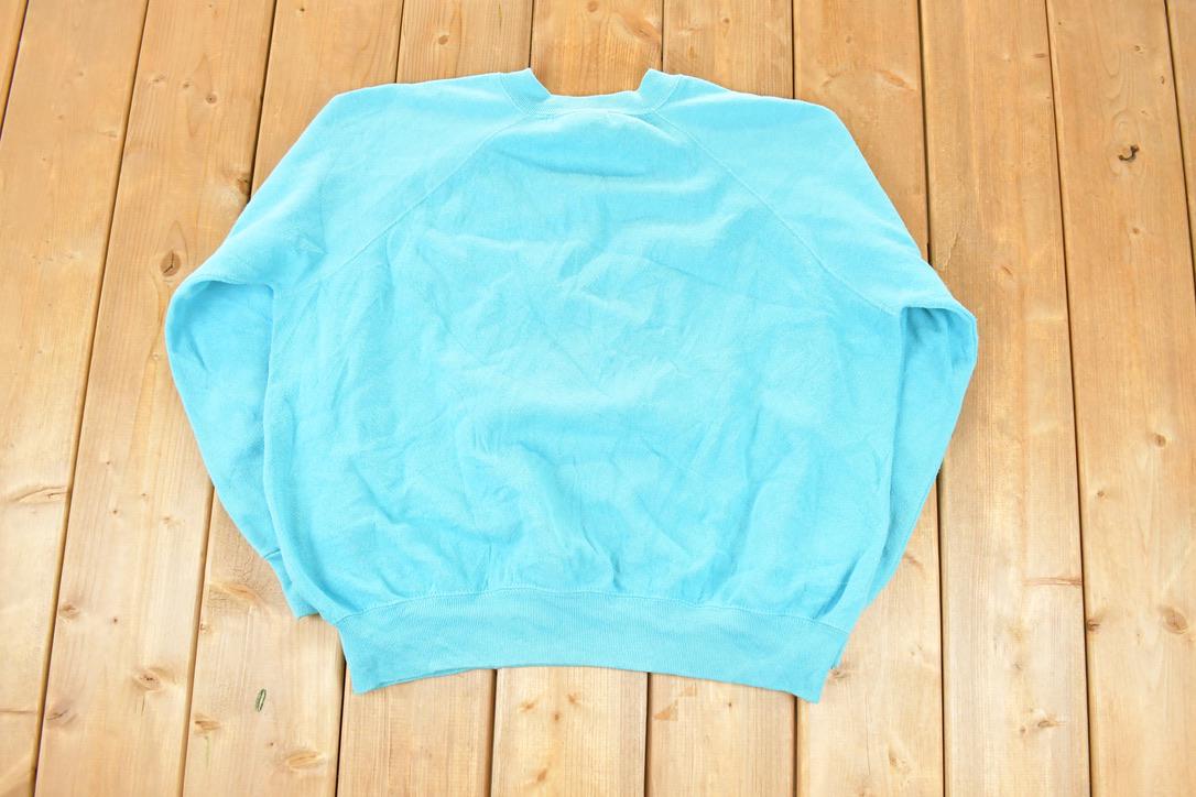 Vintage 1990s Dentist Burnout Cartoon Crewneck Sweatshirt Men's XL