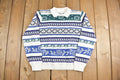 Vintage 1980s Alfred Dunner Knit Polo Sweater
