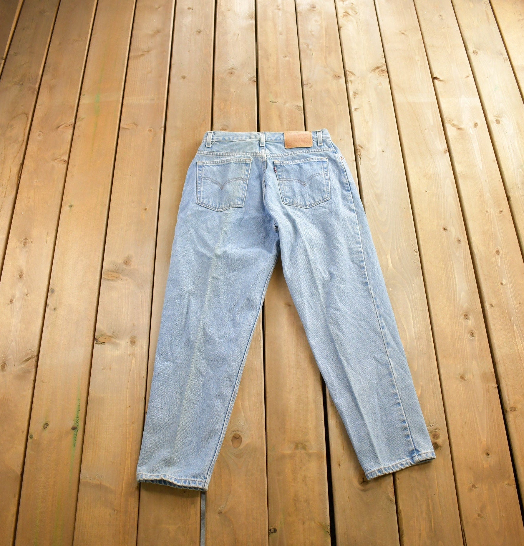 Vintage 1980s Levi's 550 Straight Leg Jeans Size 30x27