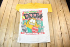 Vintage 1980s Garfield The Diet Of Doom Cartoon Graphic T-Shirt