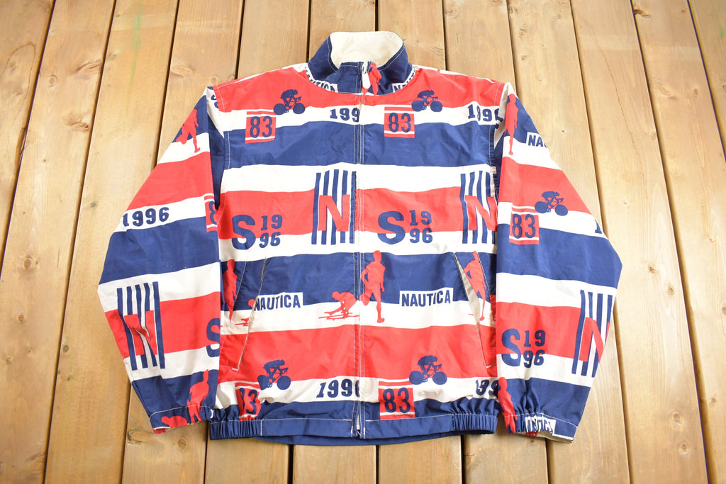 Vintage 1996 Nautica All Over Print Jacket