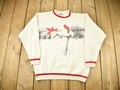 Vintage 1990s Winter Theme Cardinals Graphic Crewneck
