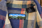 Vintage 1990s Sandy River Plaid Flannel Button Up Shirt