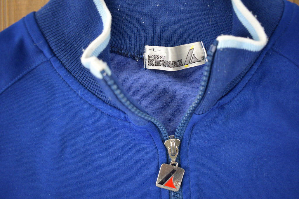 Vintage 1980s Pro Kennex The World Is Your Playground Zip Up Sweatshirt
