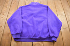 Vintage 1990s Cabin Creek Purple Full Zip Fleece Sweater