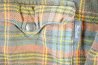 Vintage 1990s Woolrich Plaid Lined Flannel Button Up Shirt Mens M
