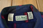 Vintage 1990s LL Bean Plaid Chamois Cloth Shirt
