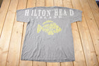 Vintage 1990s Hilton Head Island Souvenir Travel T Shirt