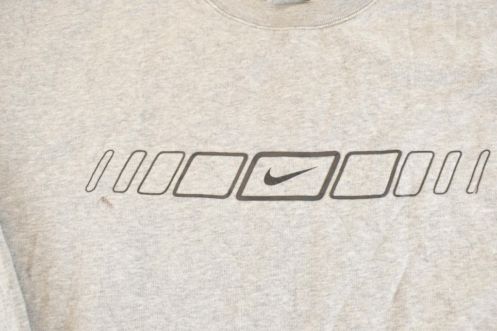 Vintage Y2K Nike Souvenir Swoosh Crewneck Sweatshirt Mens L / 2000s Crewneck / Sportswear Vacation Sweater / Vintage Sweatshirt