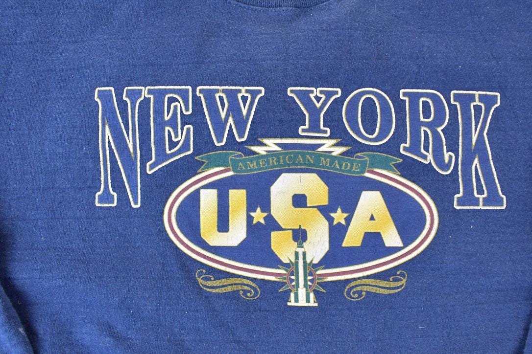 Vintage 1990s New York City USA Souvenir Crewneck Sweatshirt
