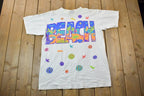 Vintage 1990s Malibu Beach Club Souvenir T-Shirt