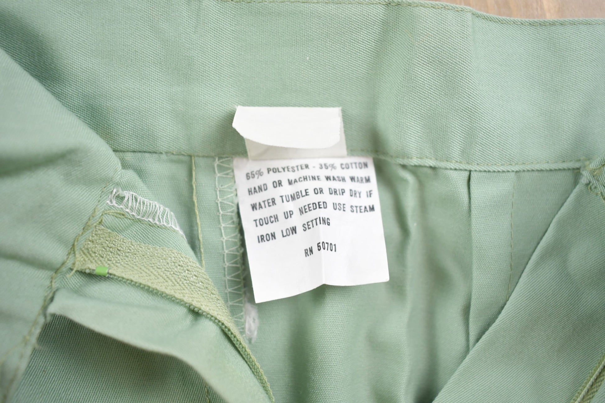 Vintage 1970s Casual Flared Bell Bottom Pants Size 24 x 32