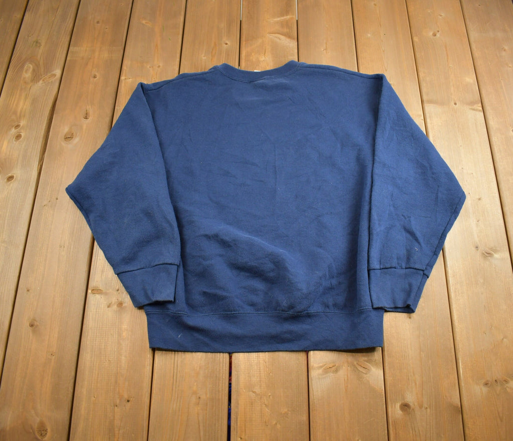 Vintage 1990s Cute Funny Grandpa Style Crewneck Sweater Made In USA