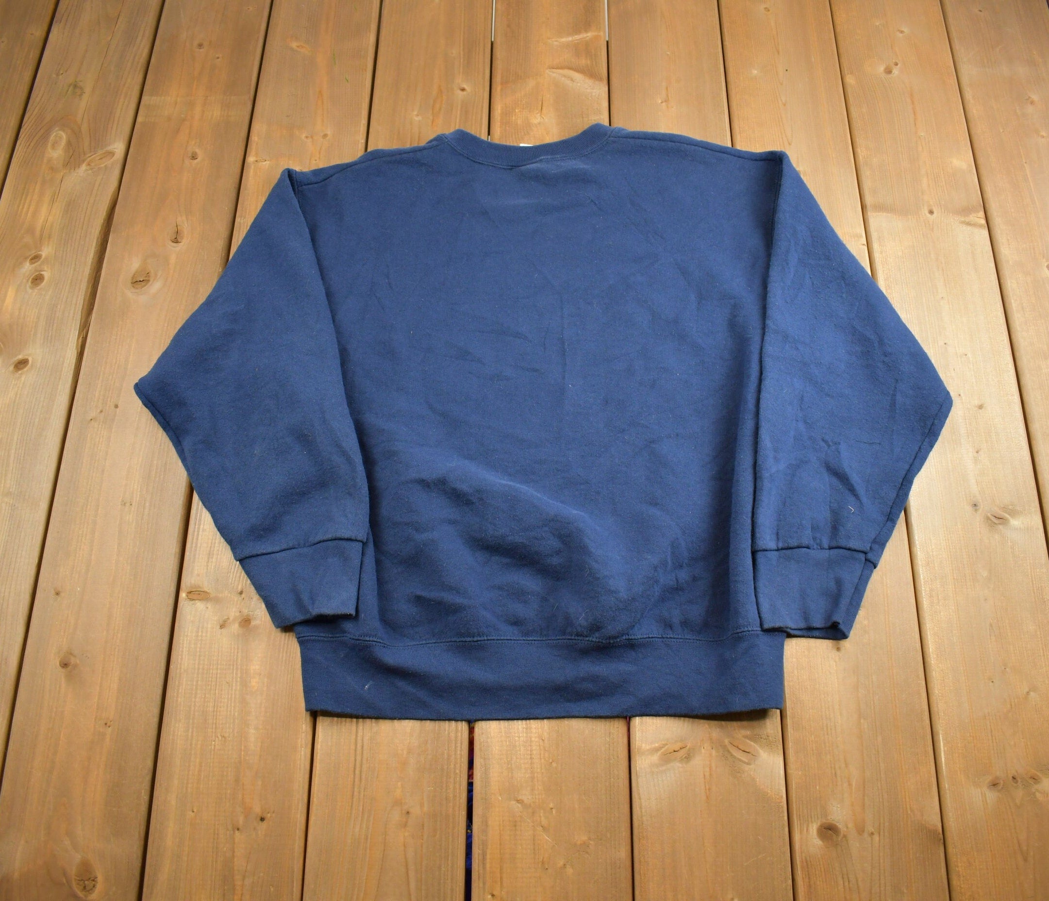 Vintage 1990s Cute Funny Grandpa Style Crewneck Sweater Made In USA