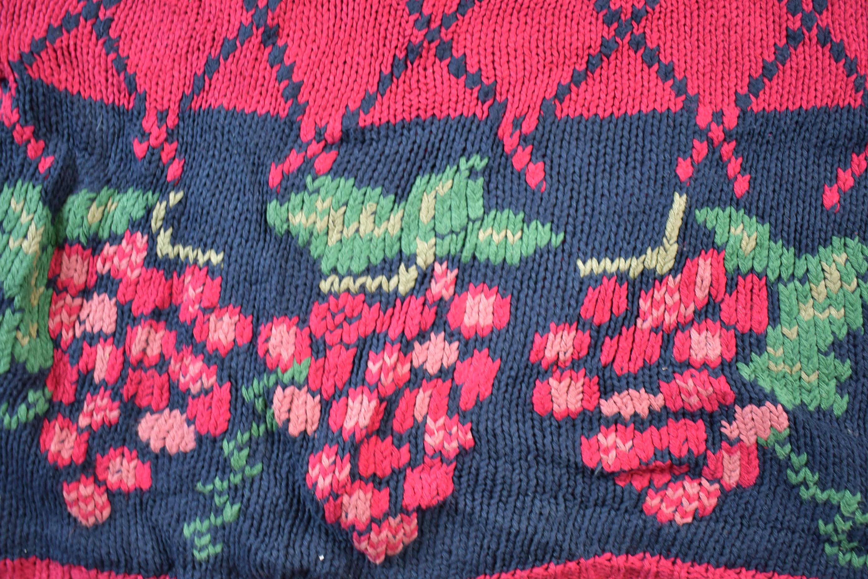 Vintage 1980s Knit Wool Sweater Vest