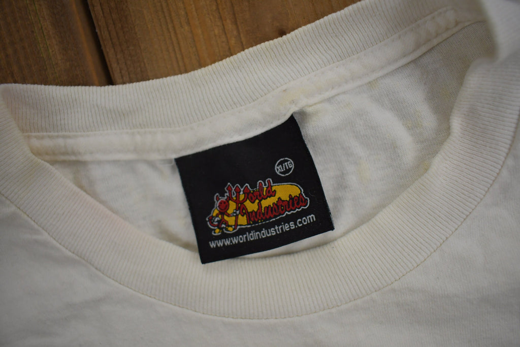 Vintage 1990s World Industries Graphic T Shirt