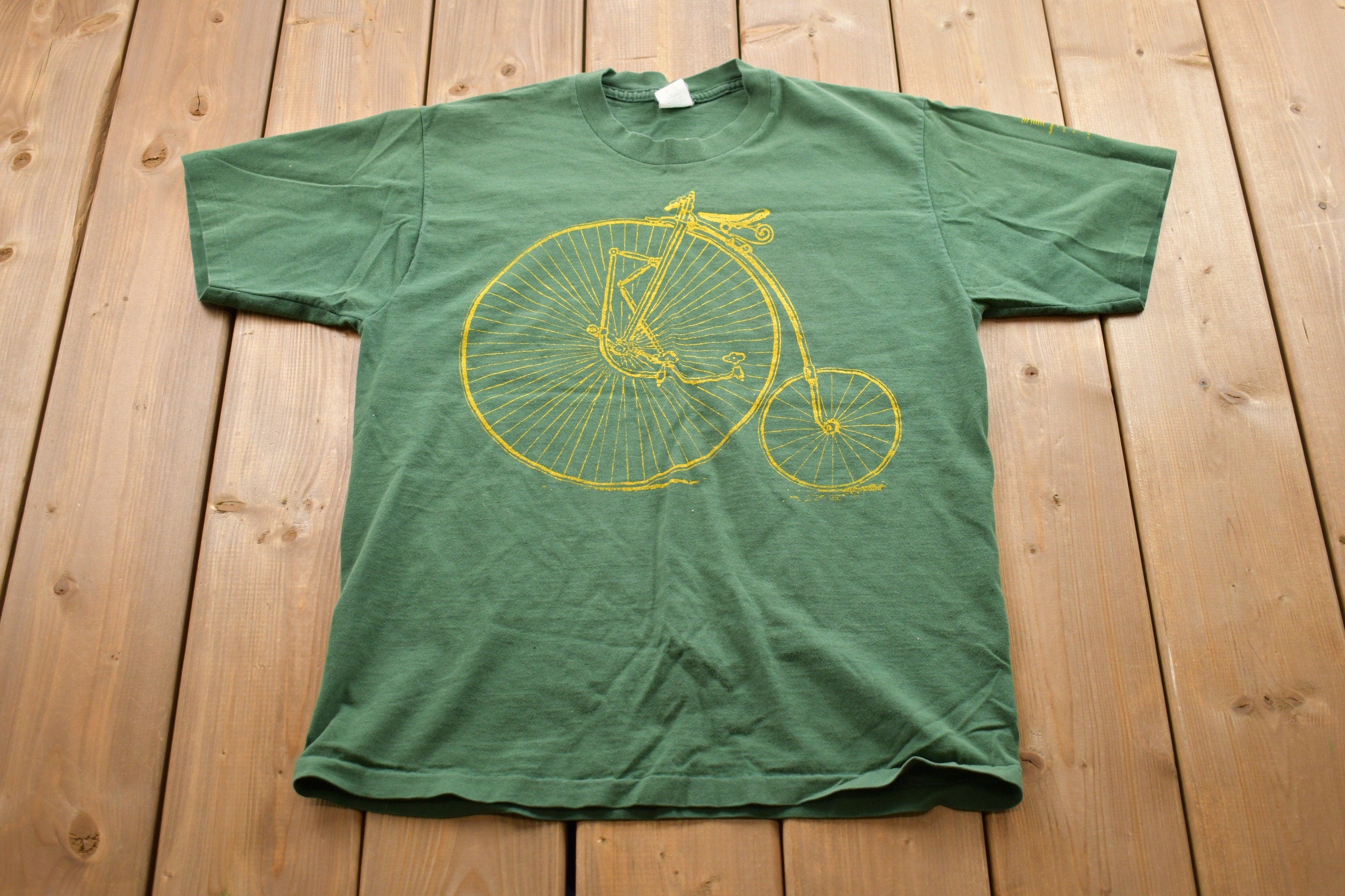 Vintage 1990s Bicycle Graphic T-Shirt