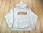 Vintage 1980s University Of Michigan Champion Reverse Weave Warmup Hoodie