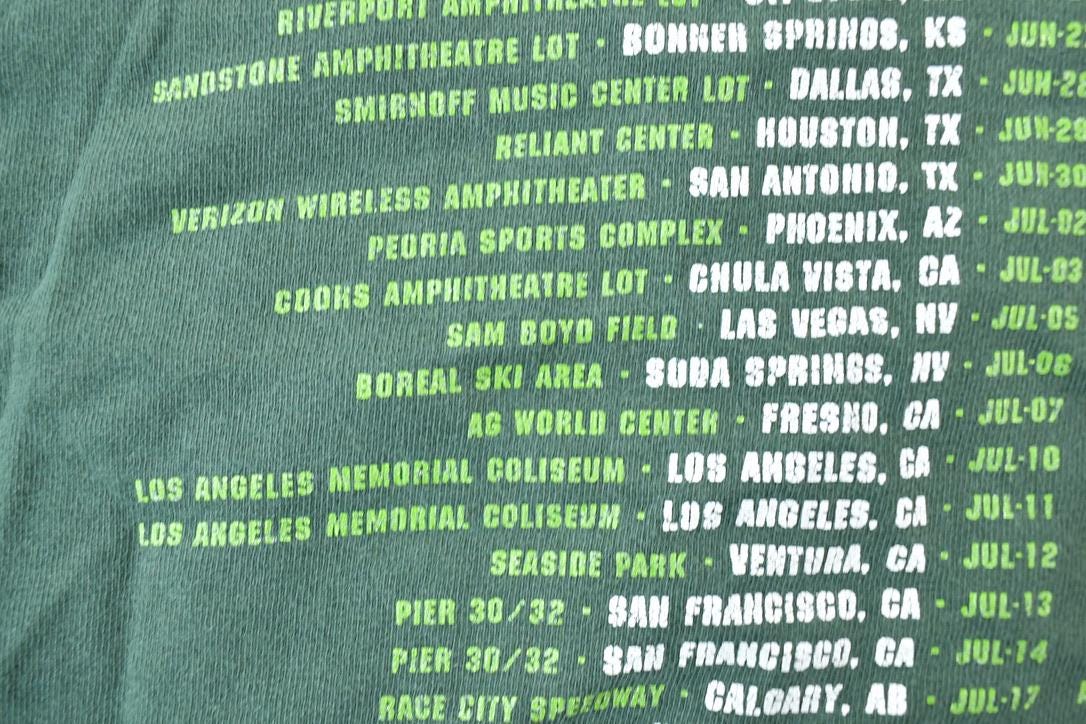 Vintage 2002 Vans Warped Tour Souvenir T-Shirt