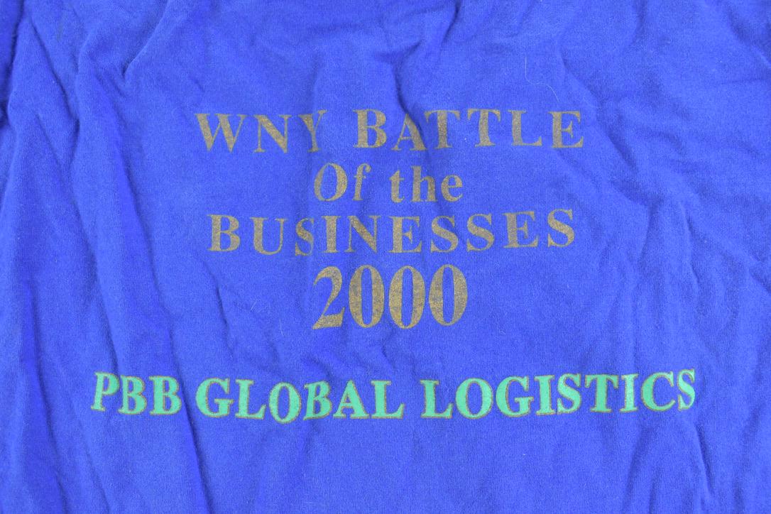 Vintage 1990s PBB Global Logistics Graphic T-Shirt