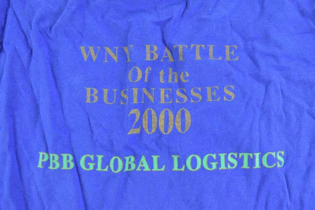 Vintage 1990s PBB Global Logistics Graphic T-Shirt