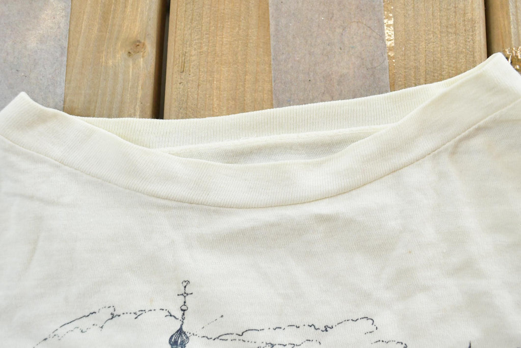 Vintage 1990's Holland Amsterdam Souvenir Travel T-Shirt Men's S  90s Single Stitch Graphic Destination Tee