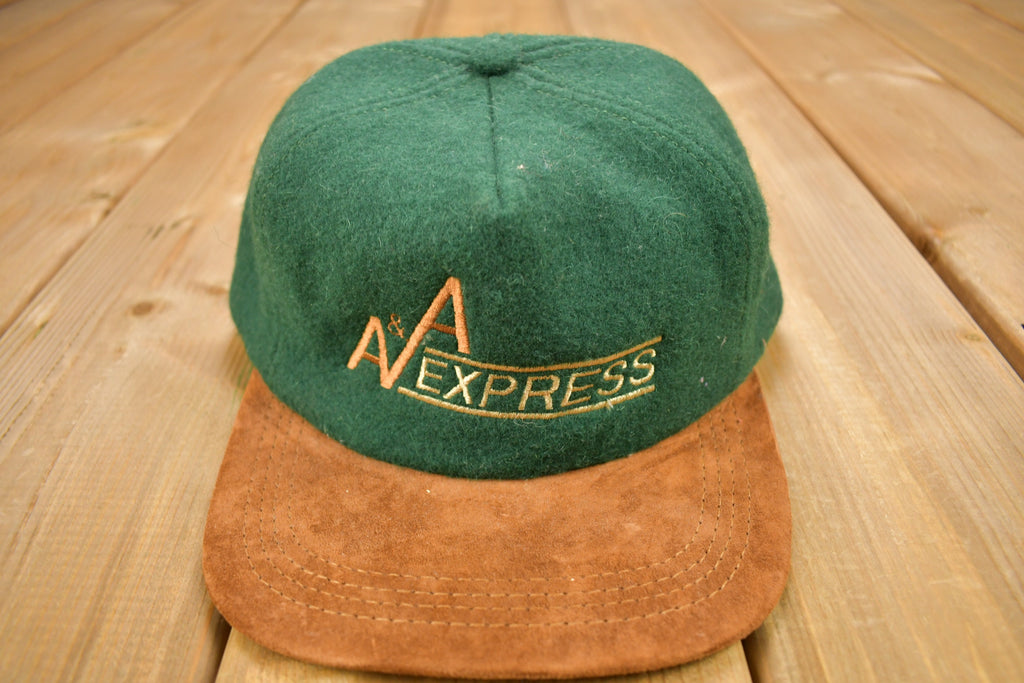Vintage 1990s A&A Express Wool Strap Back Hat