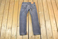 Vintage 1990s Levi Strauss 501 Red Tab Light Wash Black Denim Jeans Size 30 x 30