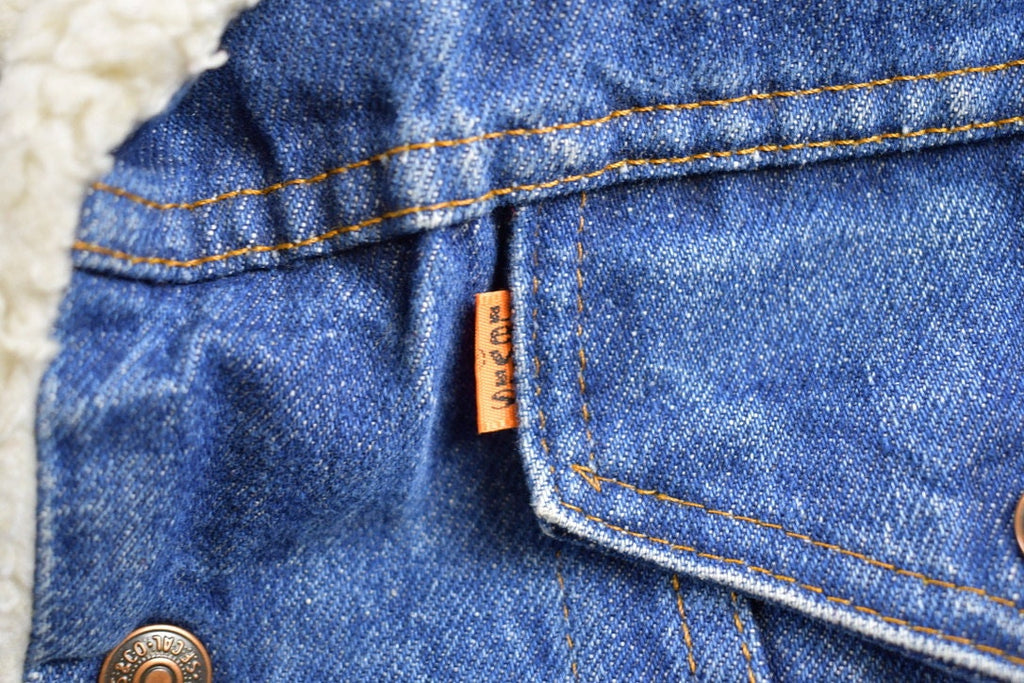 Vintage 1980s Levi's Sherpa Denim Jacket