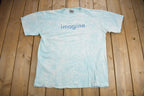 Vintage 1999 John Lennon Imagine Liquid Blue T-shirt