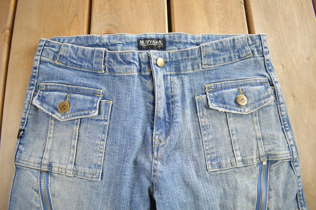 Vintage Y2K Deadstock Flared Muryama Jeans Size 31x32